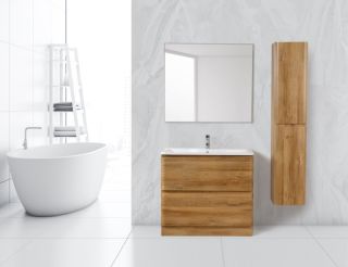 Тумба под раковину BelBagno напольная 90x85см Rovere Rustico ALBANO-900-2C-PIA-RR